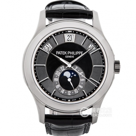 TW出品 百达翡丽复杂功能时计系列5205G-010万年历男士全自动机械腕表 搭...