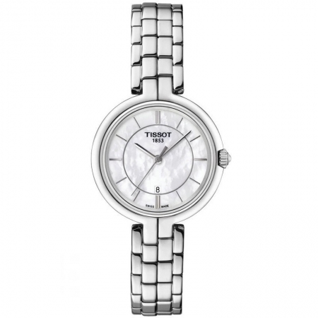 高端精品 天梭（TISSOT）弗拉明戈系列瑞士石英时尚女士腕表 送礼送女友七夕情...