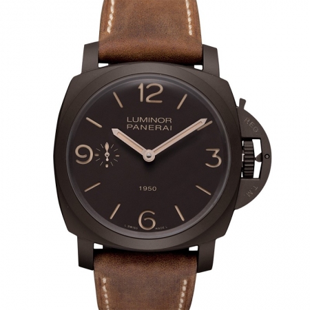 XF出品 沛纳海LUMINOR系列pam375男士手动机械腕表 尺寸47mm