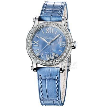 萧邦快乐钻HAPPY DIAMONDS系列女士腕表 瑞士石英机芯 小号30mm/...